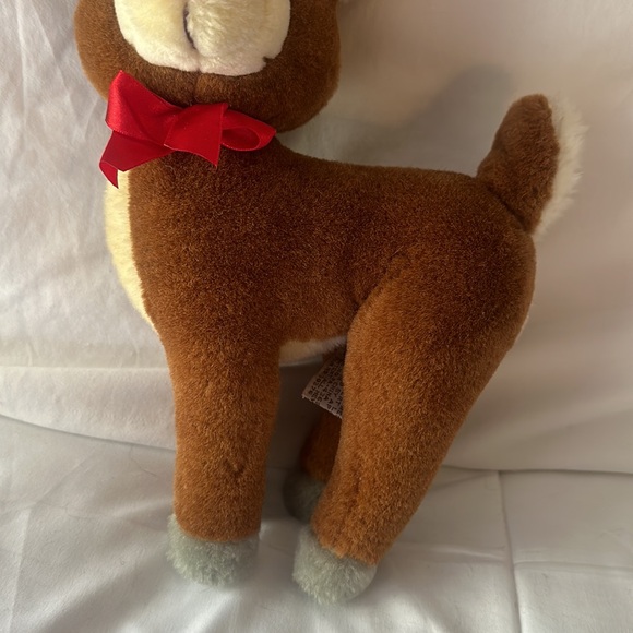 Rudolph the red nose Reindeer, Christmas plush clean 10” great condition plush - Picture 3 of 16